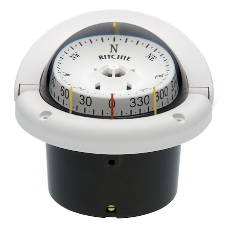 Ritchie Hf-743W Helmsman Compass Flush Mount - White HF-743W